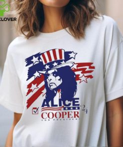 Vote For Alice Cooper 24 For President Shirt