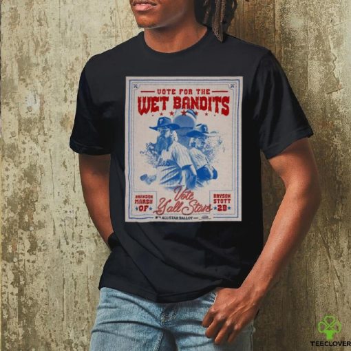 Vote For The Wet Bandits BrandonVote Y’all Starts Brandon Marsh Of Bryson Stott 2B Shirt