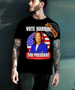 Vote Kamala Harris for president 2024 American flag shirt