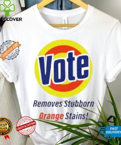 Vote Removes Stubborn Orange Stains logo hoodie, sweater, longsleeve, shirt v-neck, t-shirt