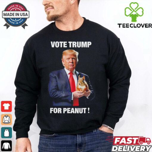 Vote Trump for peanut shirt