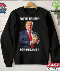 Vote Trump for peanut shirt