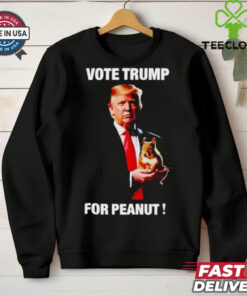 Vote Trump for peanuts the squirrel T Shirt