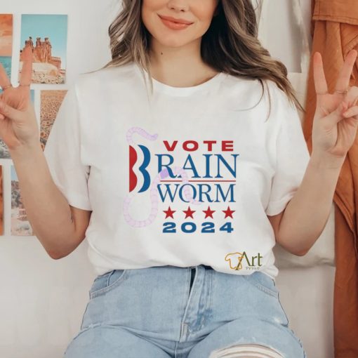 Vote brain worm 2024 star hoodie, sweater, longsleeve, shirt v-neck, t-shirt