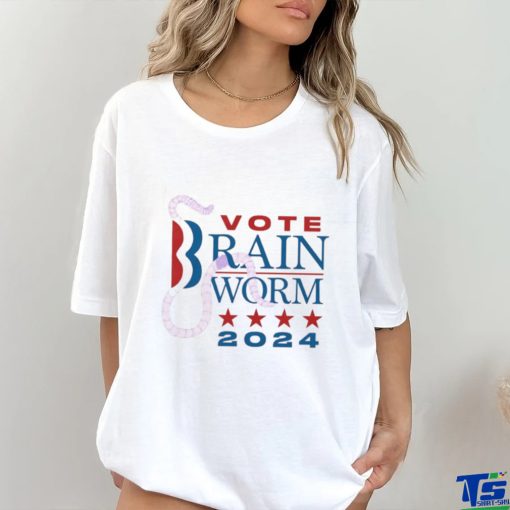 Vote brain worm 2024 star hoodie, sweater, longsleeve, shirt v-neck, t-shirt