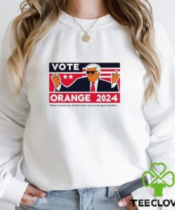 Vote orange Jesus Donald Trump 2024 USA president hoodie, sweater, longsleeve, shirt v-neck, t-shirt