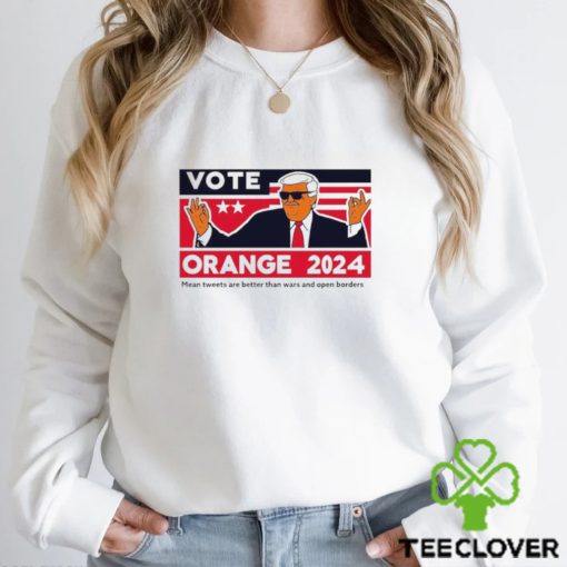 Vote orange Jesus Donald Trump 2024 USA president hoodie, sweater, longsleeve, shirt v-neck, t-shirt