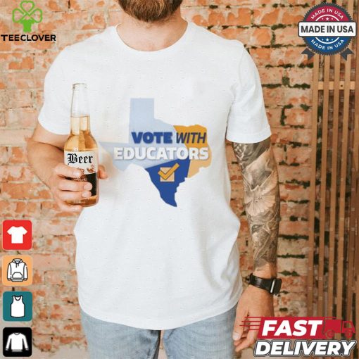 Vote with Educators State shirt
