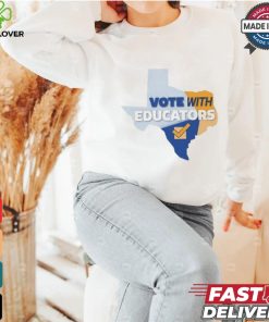 Vote with Educators State shirt