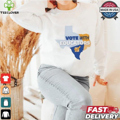 Vote with Educators State shirt