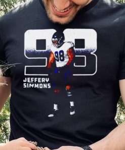 Jeffery Simmons Tennessee Titans Outline shirt