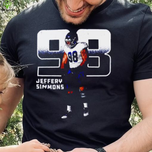 Jeffery Simmons Tennessee Titans Outline shirt