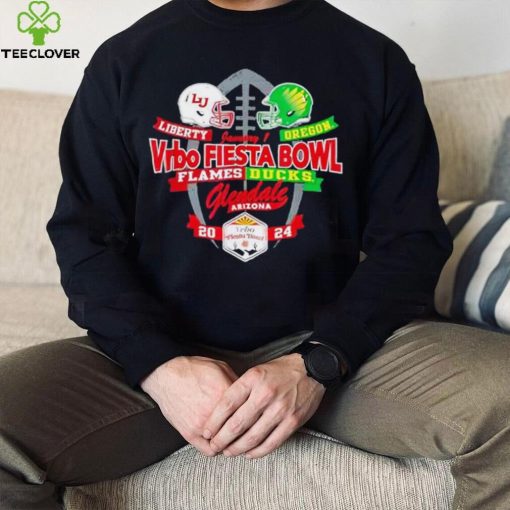 Vrbo fiesta bowl glendale Arizona Liberty Flames vs Oregon Ducks hoodie, sweater, longsleeve, shirt v-neck, t-shirt