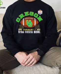 Vrbo fiesta bowl january 1 2024 Oregon Ducks football logo shirt