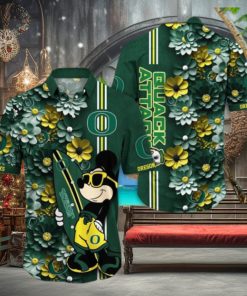 Oregon Ducks Hawaiian Shirt Mickey Love Surfing Trending Summer Gift