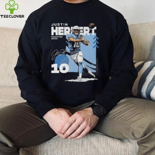 Justin Herbert Los Angeles Chargers Quarterback Squared signature hoodie, sweater, longsleeve, shirt v-neck, t-shirt