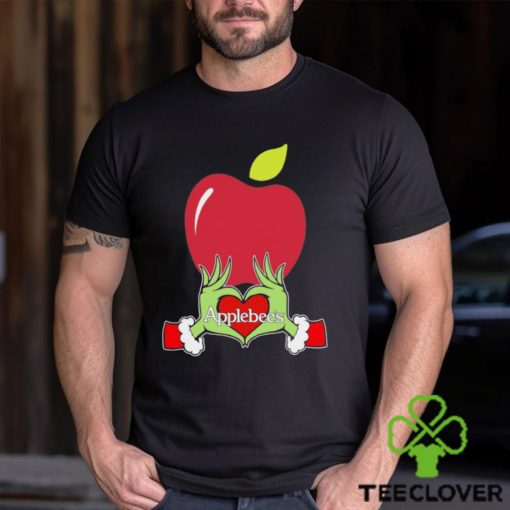 Grinch santa love Applebee’s merry christmas shirt