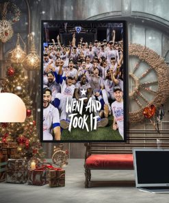 Texas Rangers Coming Home To The Metroplex Went And Took It MLB 2023 World Series Champions Team Photo Poster Canvas