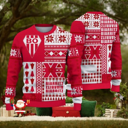 Biarritz Olympique Beach Top 14 Pro D2 Ugly Sweaters Gift For Fans Christmas Sweatshirt