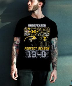 Undefeated 2023 Michigan Wolverines Perfect Season Signature T Shirt