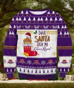 Crown Royal Dear Santa Ugly Sweater