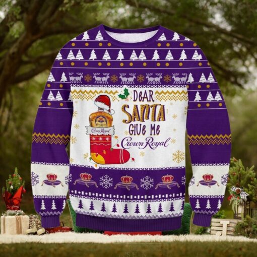 Crown Royal Dear Santa Ugly Sweater