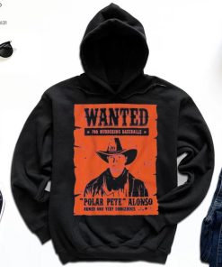 WANTED for murdering baseball polar PETE ALONSO shirt