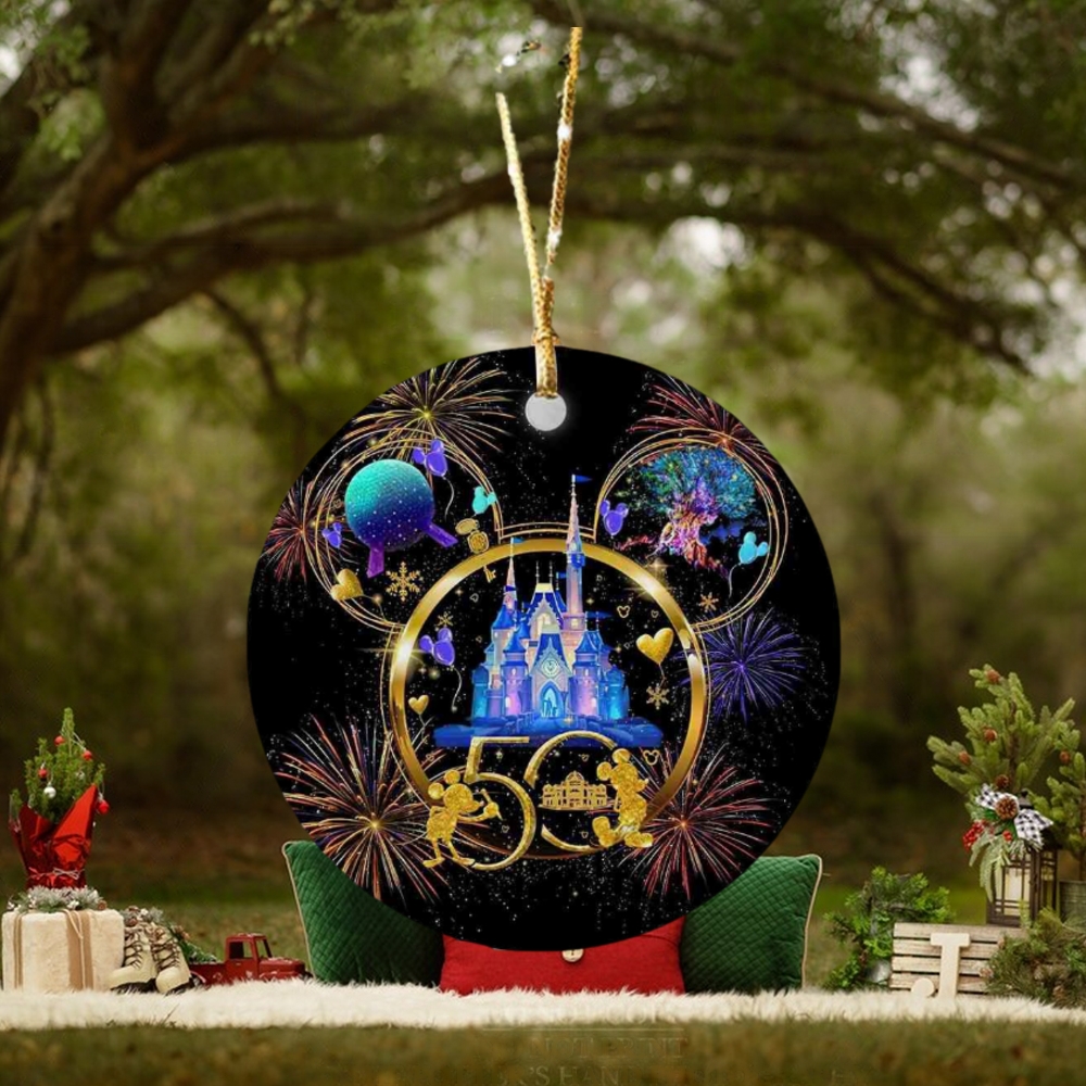 WDW 50th Anniversary Christmas Ornament WDW 50th Anniversary Christmas Ornament