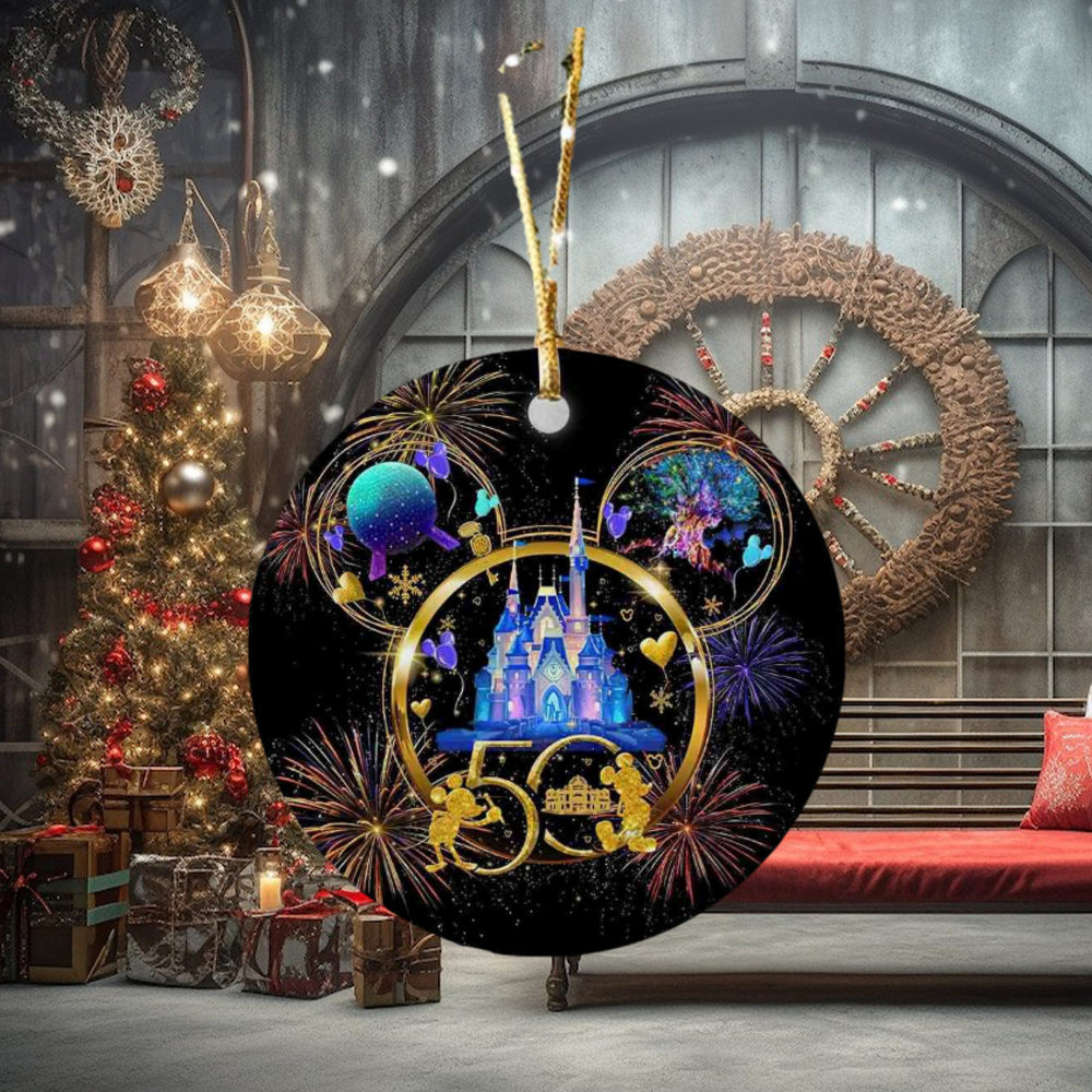 WDW 50th Anniversary Christmas Ornament WDW 50th Anniversary Christmas Ornament