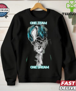 Philadelphia Eagles Philly One Team One Dream Helmet Hand T Shirts