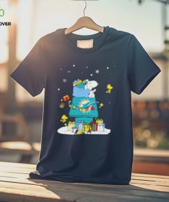 Miami Dolphins Santa Snoopy Wish You A Merry Christmas Shirt