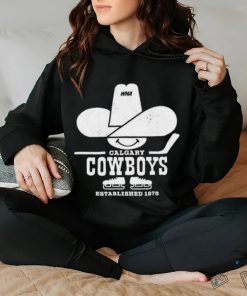 WHA Calgary Cowboys Hockey Established 1975 shirt