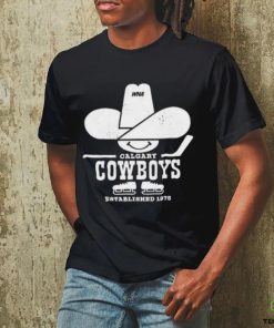 WHA Calgary Cowboys Hockey Established 1975 shirt