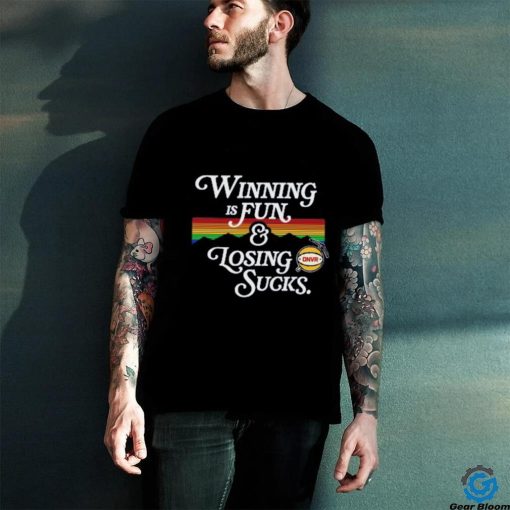 WINNING IS FUN Navy Tee shirt