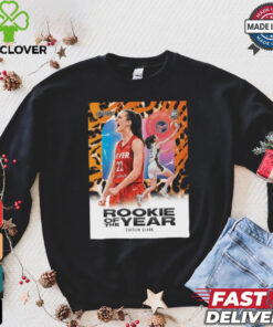 WNBA 2024 Kia Rookie of the Year is Caitlin Clark Indiana Fever Poster t hoodie, sweater, longsleeve, shirt v-neck, t-shirt