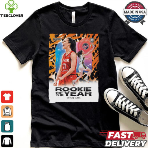 WNBA 2024 Kia Rookie of the Year is Caitlin Clark Indiana Fever Poster t hoodie, sweater, longsleeve, shirt v-neck, t-shirt