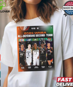 WNBA All Defensive 2024 Second team Are Alyssa Thomas, Alanna Smith, Nneka Ogwumike, Jonquel Jones, Natasha Cloud Poster t shirt