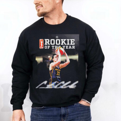 WNBA Caitlin Clark From Indiana Fever Is The Rookie Of The Year 2024 WNBA hoodie, sweater, longsleeve, shirt v-neck, t-shirt