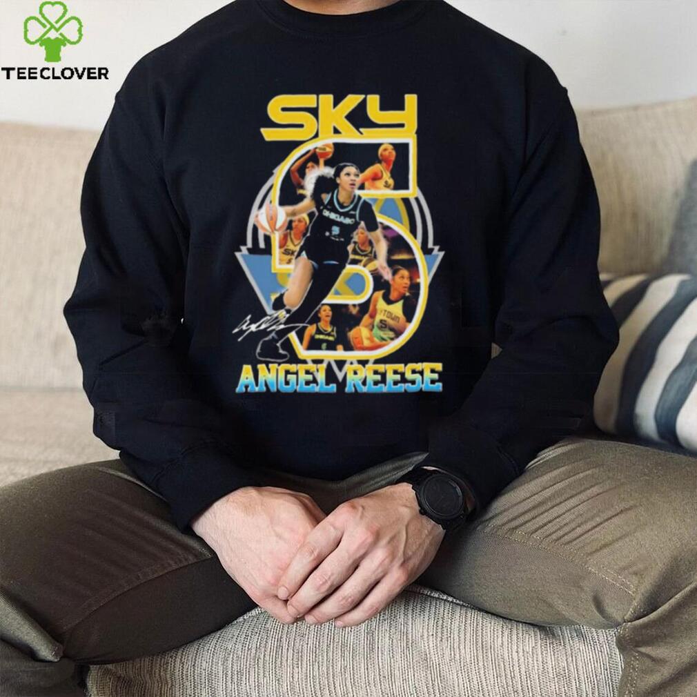 WNBA Chicago Sky Angel Reese 5 Signature shirt WNBA Chicago Sky Angel Reese 5 Signature shirt