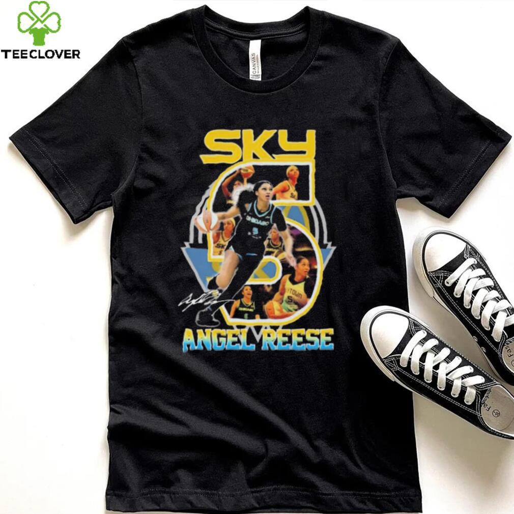 WNBA Chicago Sky Angel Reese 5 Signature shirt WNBA Chicago Sky Angel Reese 5 Signature shirt