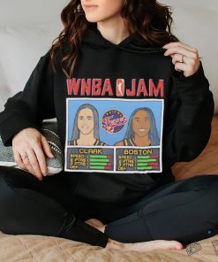 WNBA Jam Fever Clark And Boston hoodie, sweater, longsleeve, shirt v-neck, t-shirt