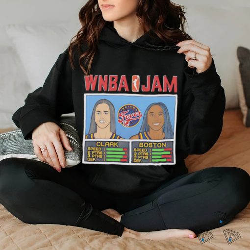 WNBA Jam Fever Clark And Boston hoodie, sweater, longsleeve, shirt v-neck, t-shirt