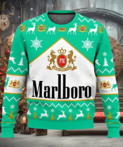 Marlboro Menthol Cigarette Ugly Christmas Sweater