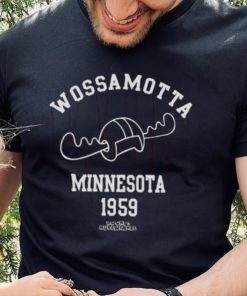 WOSSAMOTTA U ATHLETICS ROCKY AND BULLWINKLE SHIRT