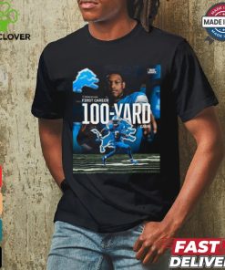 WR Jameson Williams Detroit Lions First Career 100 Yard game shirt