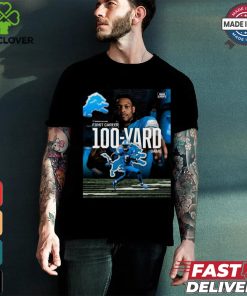 WR Jameson Williams Detroit Lions First Career 100 Yard game shirt
