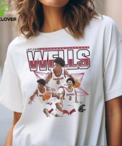 WSU NCAA Men's Basketball Jaylen Wells Official 2023 2024 Post Season Official 2023 2024 Post Season T Shirt