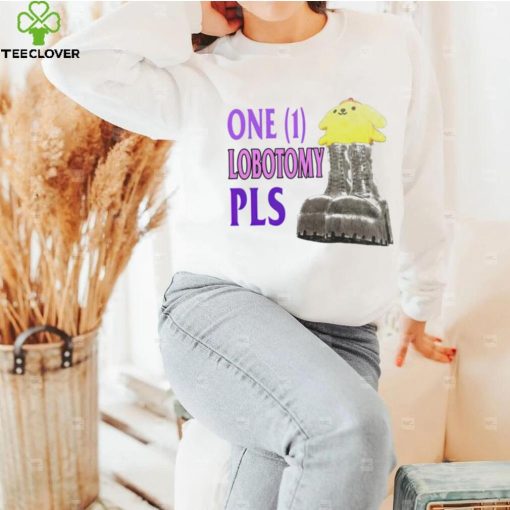 One 1 lobotomy pls shirt