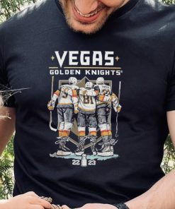 Vegas Hockey Jack Eichel Jonathan Marchessault And Shea Theodore 2023 Signatures Shirt