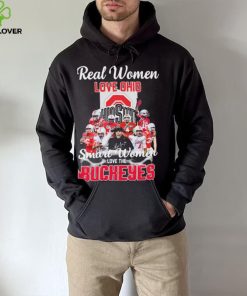 Real Women Love Ohio Team Smart Women Love The Buckeyes Shirt